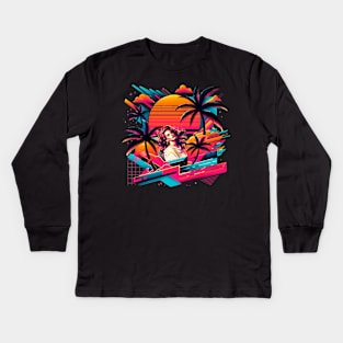 Lana Del Rey - Sunset Heist Kids Long Sleeve T-Shirt